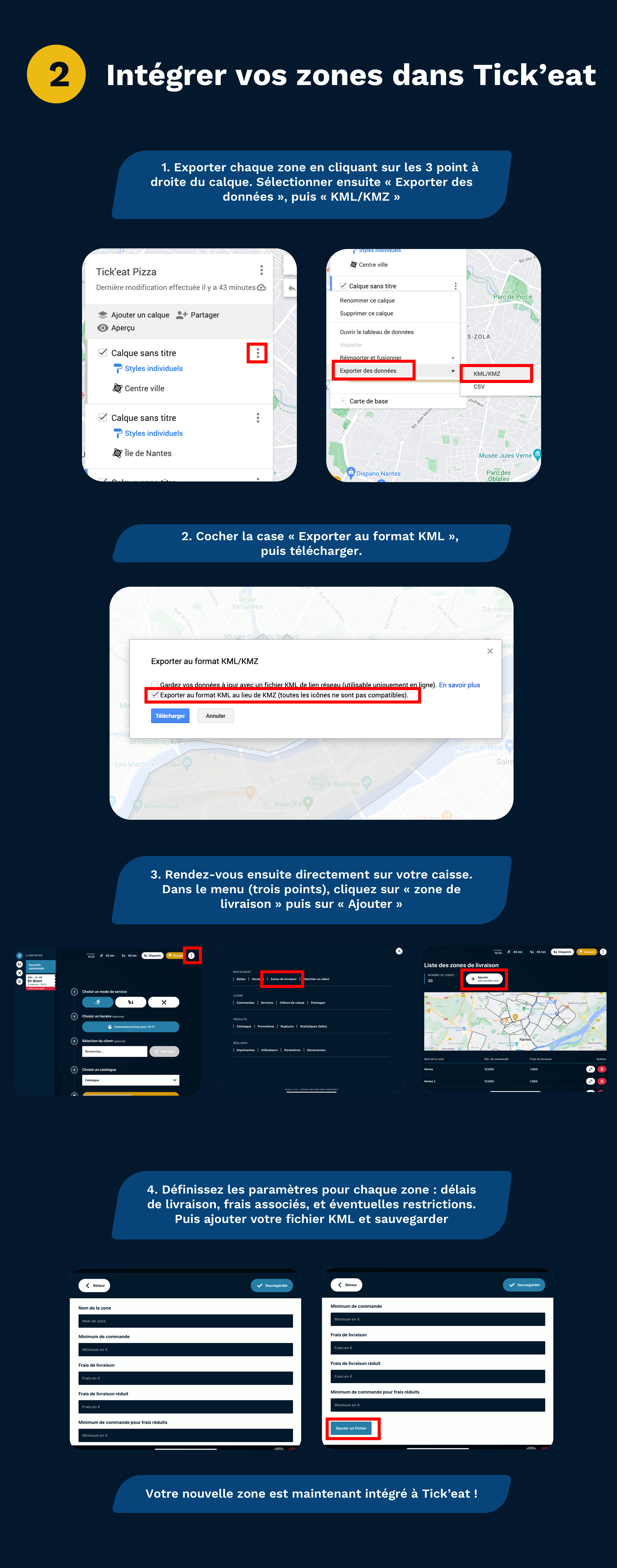 Tickeat - Tuto création zone de livraison - part2